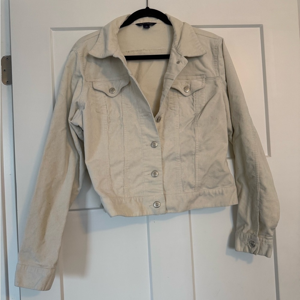 Lands’ End corduroy “ Jean” jacket sz m